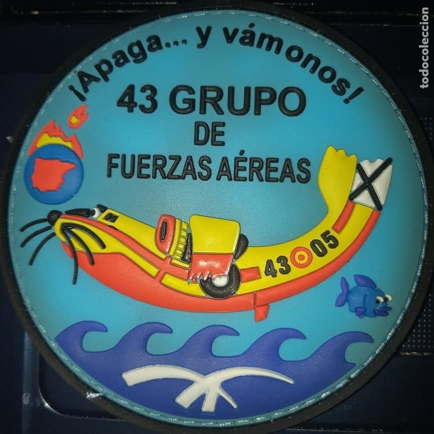 Militaria: PARCHE EJERCITO AIRE 43 GRUPO FFAA CANADAIR