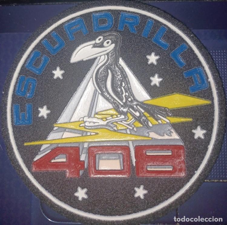 Militaria: PARCHE ANTIGUO EJERCITO AIRE 408 SQN NUEVO