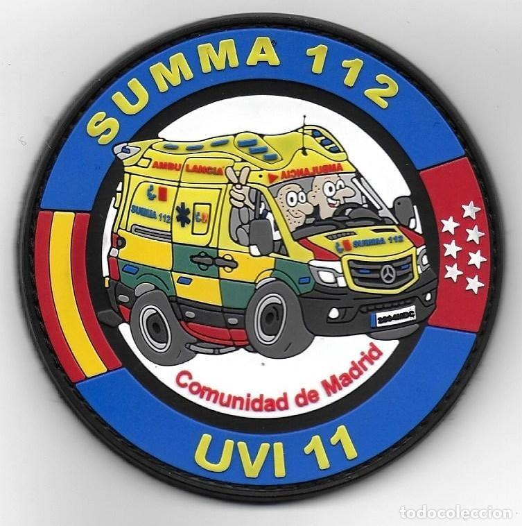 Militaria: parche EMERGENCIAS MADRID SUMMA 112 UVI 11