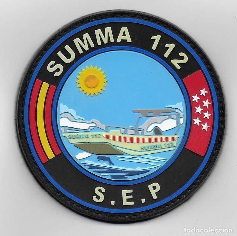Militaria: parche SUMMA 112 MADRID SEP PANTANOS EMERGENCIAS