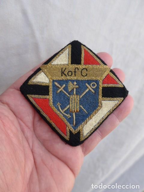 Militaria: ANTIGUO PARCHE KOF C KNIGHTS COLUMBUS - ORGANIZACION FRATERNAL CABALLEROS DE COLON