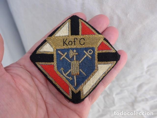 Militaria: ANTIGUO PARCHE KOF C KNIGHTS COLUMBUS - ORGANIZACION FRATERNAL CABALLEROS DE COLON