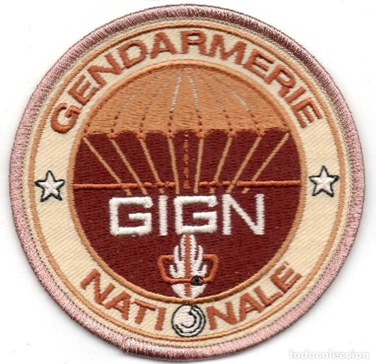Militaria: parche POLICIA FRANCIA GIGN SWAT ARIDO