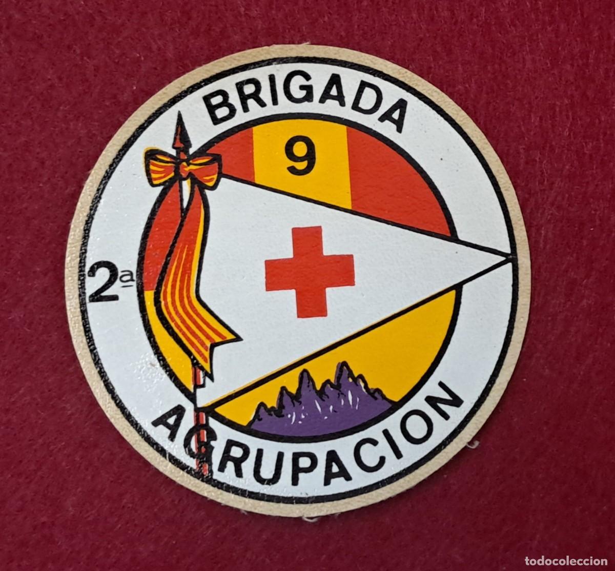 Militaria: PARCHE CRUZ ROJA BRIGADA 9 2&ordf; AGRUPACI&Oacute;N