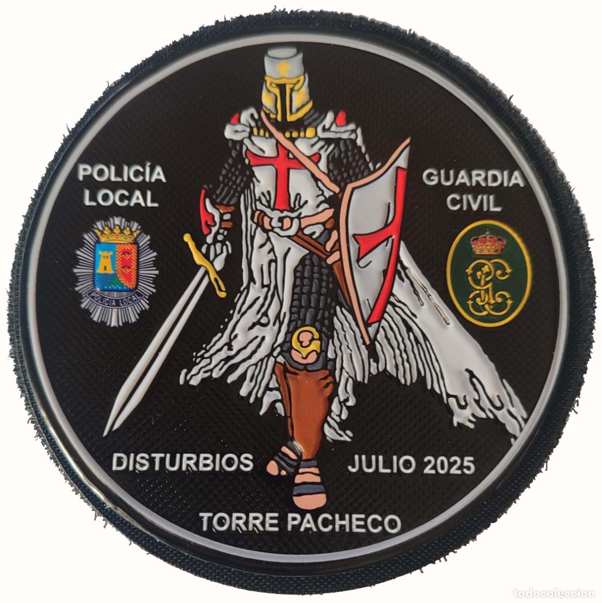 Militaria: Parche Polic&iacute;a Local de Torre Pacheco y Guardia Civil