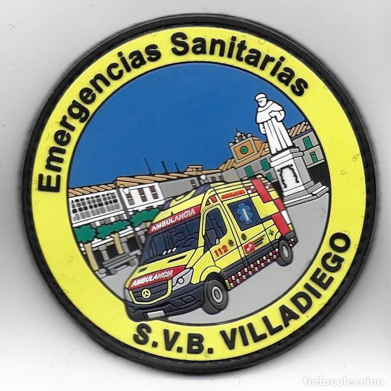 Militaria: parche EMERGENCIAS SANITARIAS VILLADIEGO AMBULANCIA