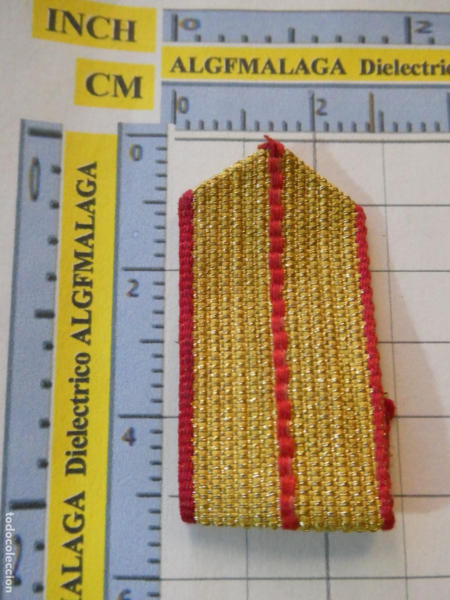 Militaria: PARCHE GAL&Oacute;N TELA. RANGO EMPLEO BRIGADA EJ&Eacute;RCITO ESPA&Ntilde;OL