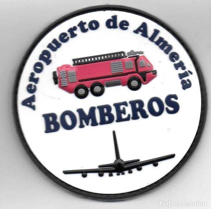 Militaria: parche BOMBEROS AEROPUERTO DE ALMERIA