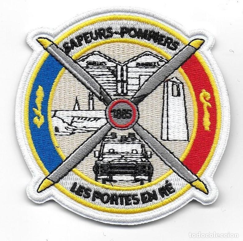 Militaria: parche BOMBEROS FRANCIA - Foto 1