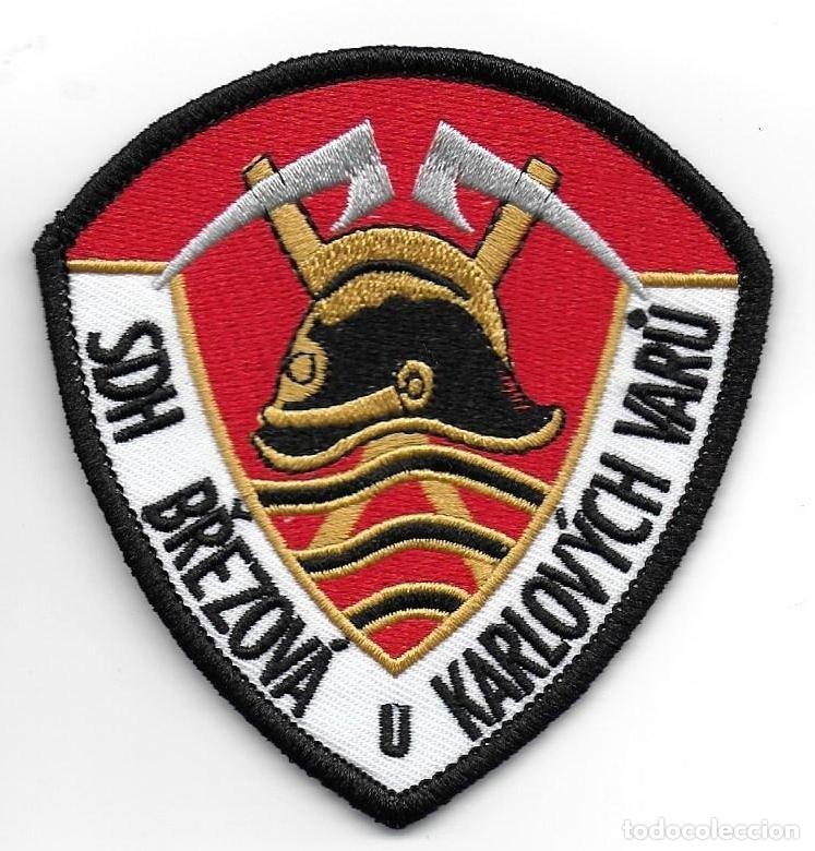 Militaria: parche BOMBEROS REPUBLICA CHECA