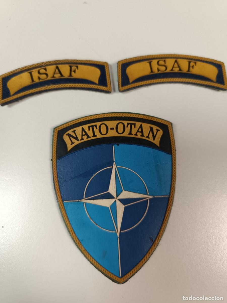 Militaria: PARCHE DE LA NATO OTAN, NACIONES UNIDAS ISAF