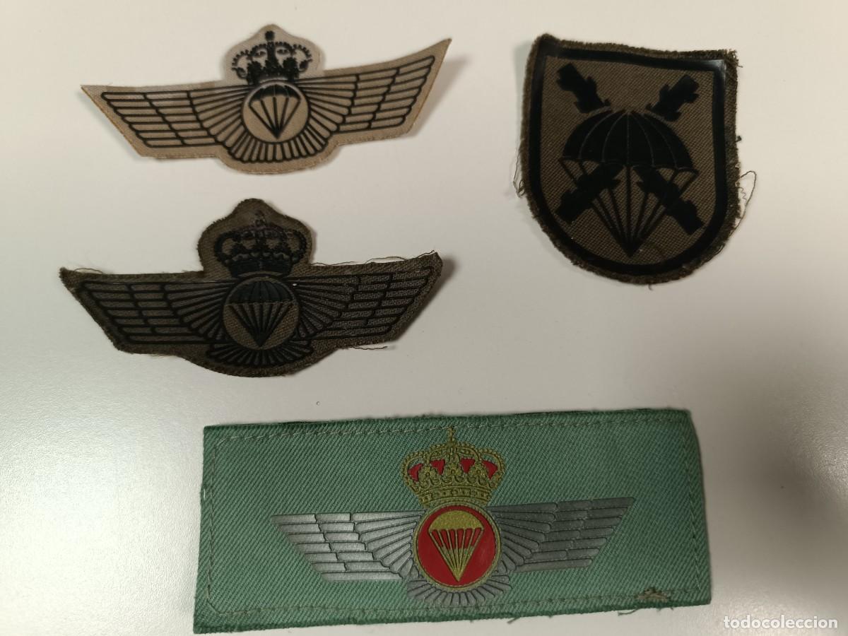 Militaria: PARCHE DE LA AGRUPACI&Oacute;N PARACAIDISTAS, DIFERENTES MODELOS DE PECHO Y BRAZO