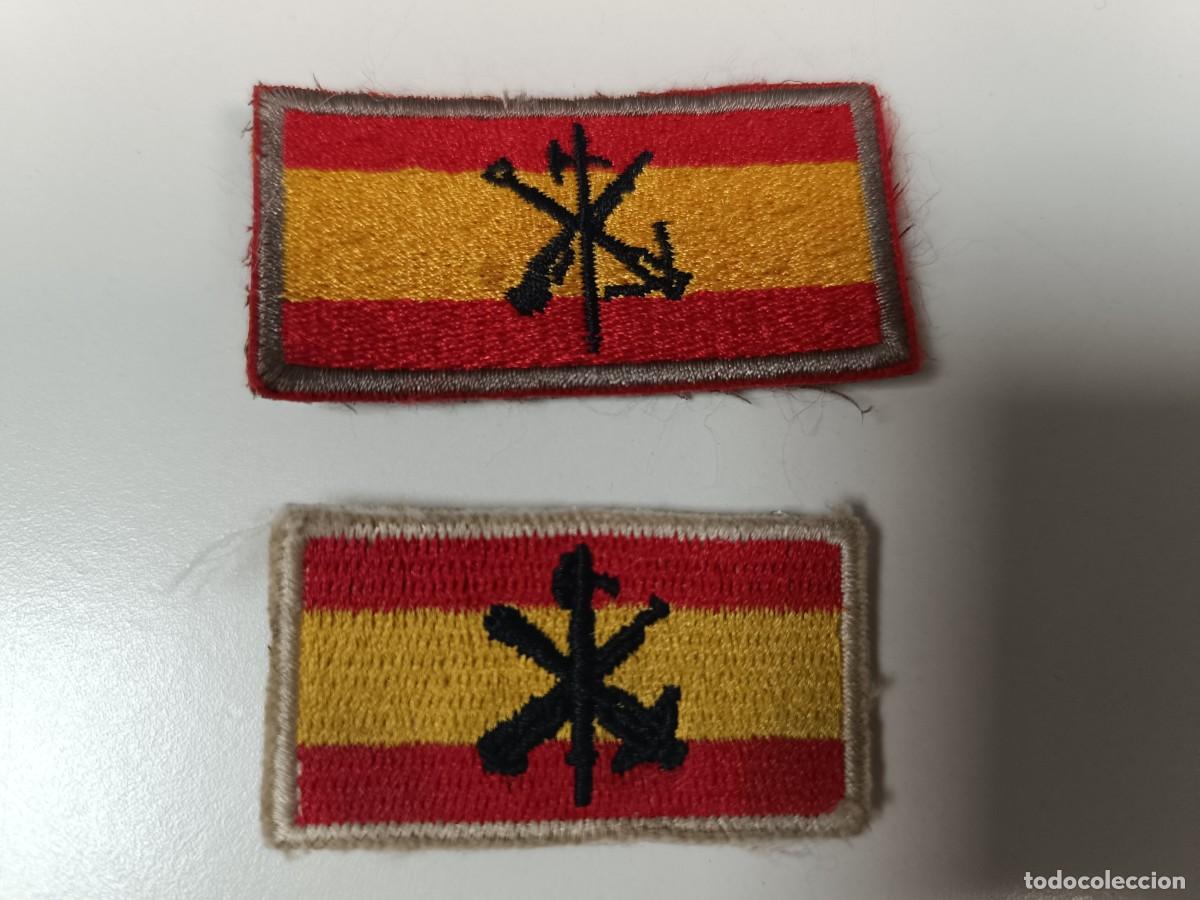 Militaria: PARCHE EMBLEMA DE LA LEGION, EN BANDERA ESPA&Ntilde;OLA