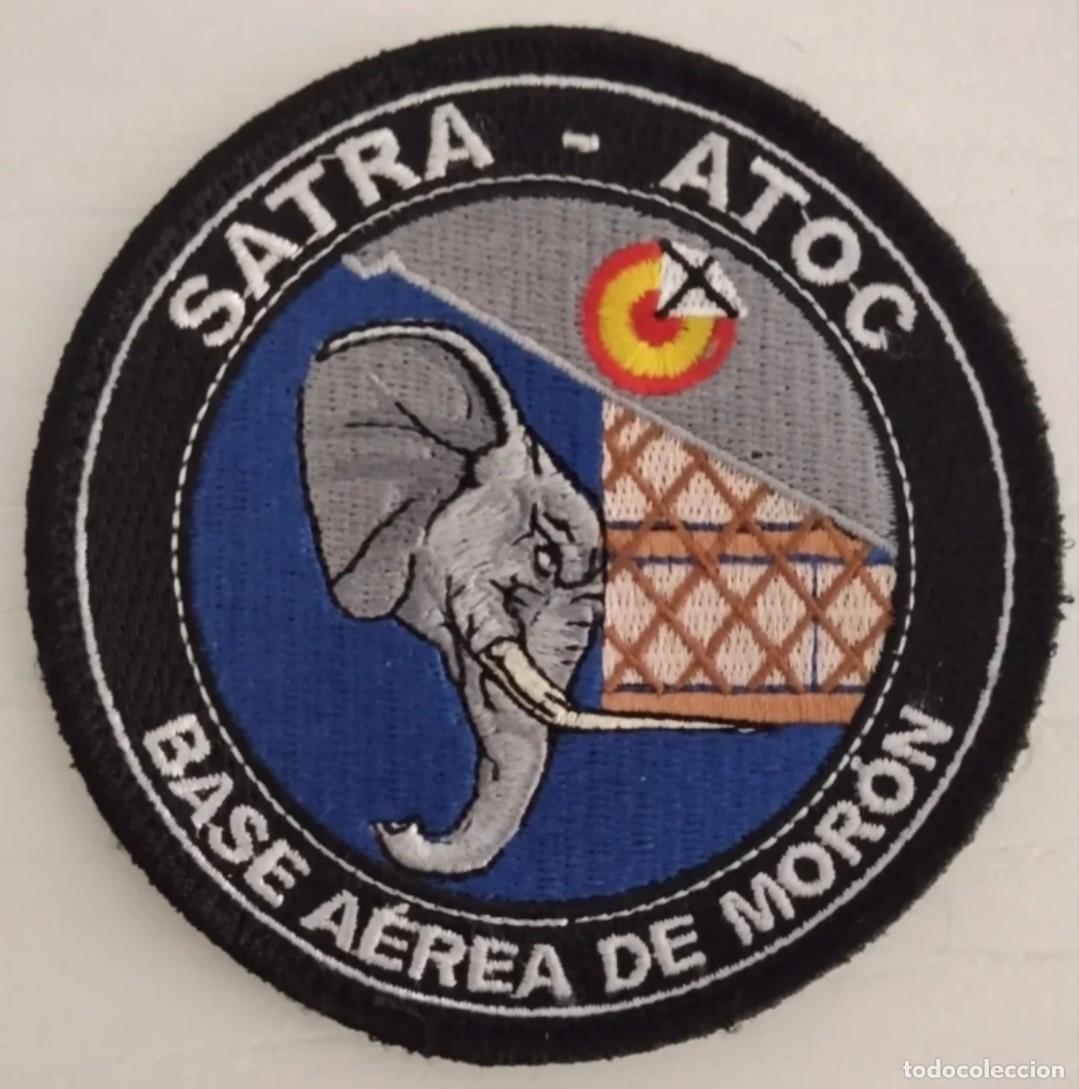 Militaria: Parche base a&eacute;rea de Mor&oacute;n SATRA-ATOC Ejercito del Aire