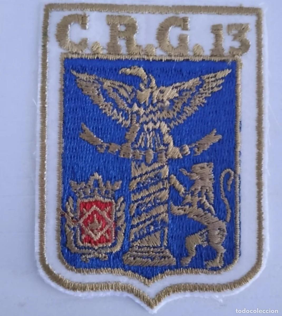 Militaria: Parche polic&iacute;a Nacional 13 CRG Linares original a&ntilde;os 80