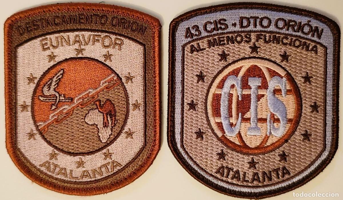 Militaria: PARCHES DEL DESTACAMENTO ORI&Oacute;, ATALANTA