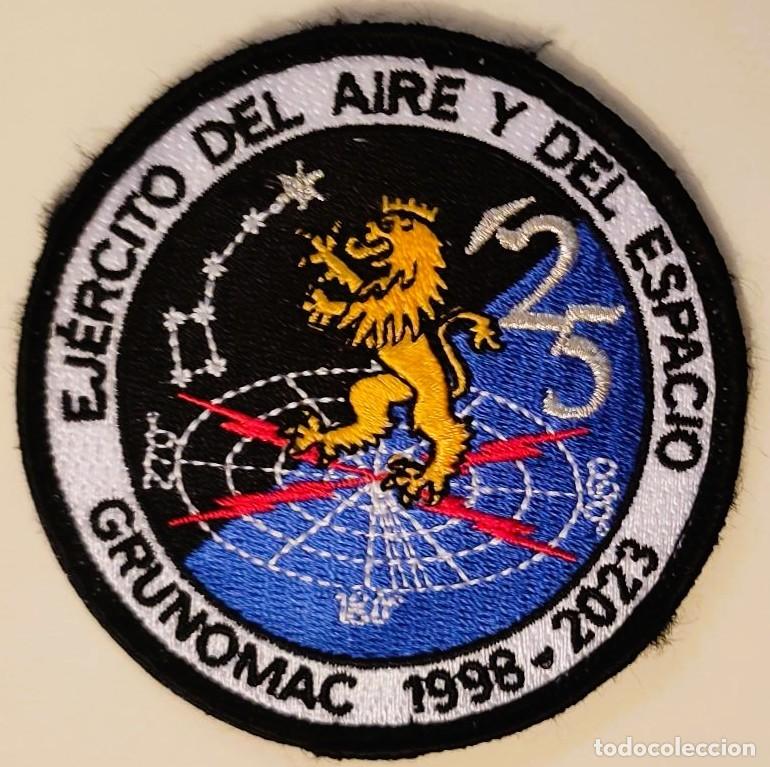 Militaria: PARCHE DEL EJ&Eacute;RCITO DEL AIRE. GRUNOMAC. 25 ANIVERSARIO
