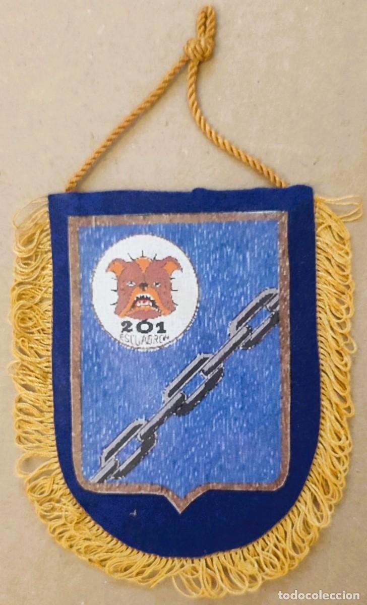 Militaria: PARCHE-BANDER&Iacute;N DEL EJ&Eacute;RCITO DEL AIRE. 201 ESCUADR&Oacute;N.
