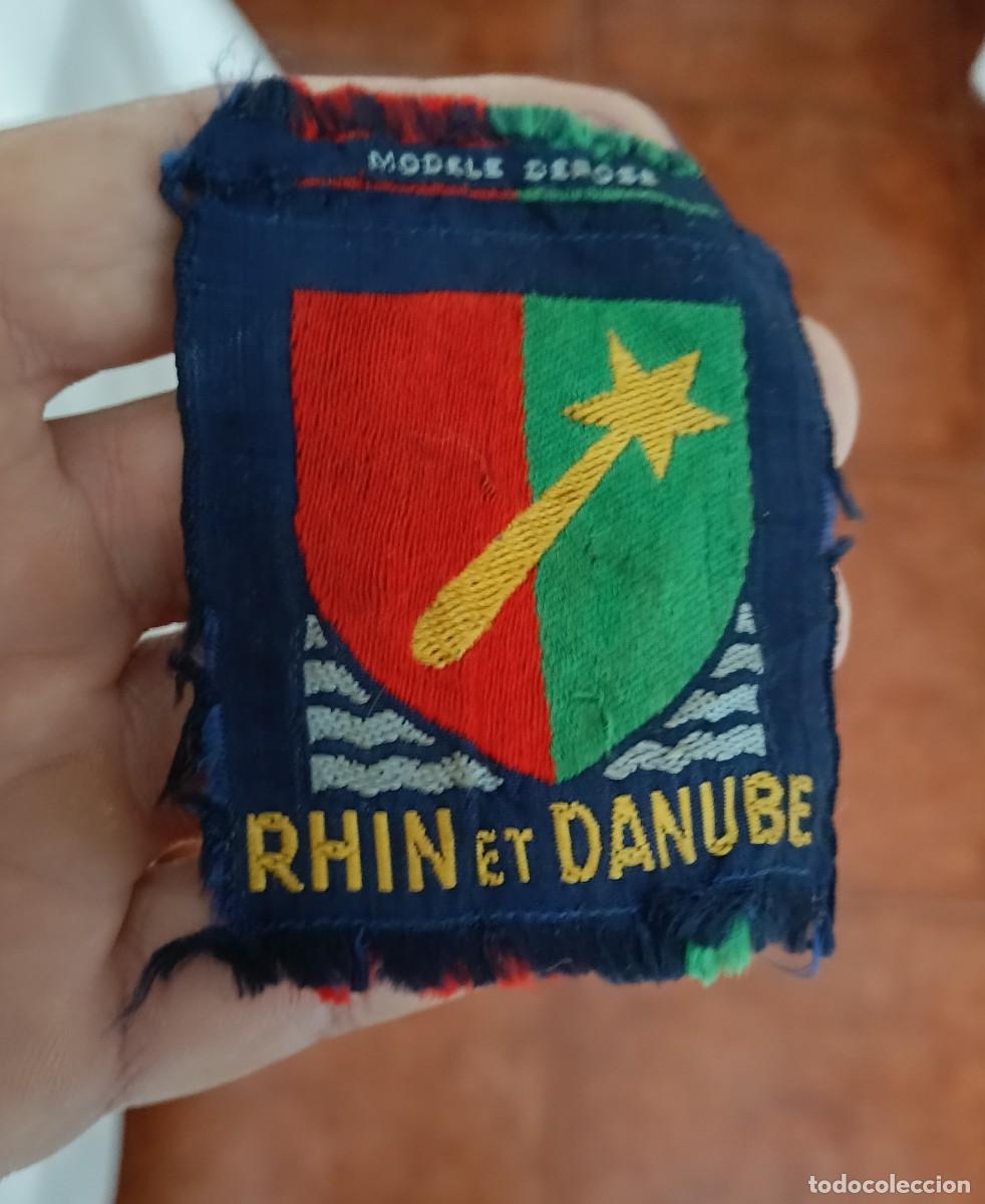 Militaria: Parche de tela WW2 ring Danubio