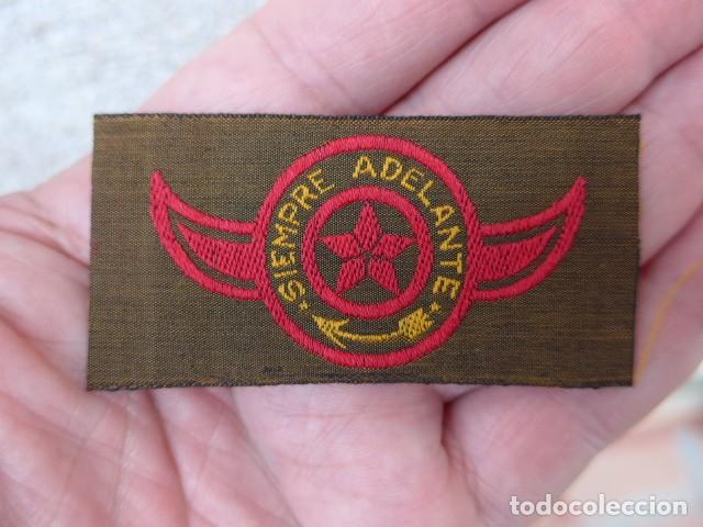 Militaria: SCOUT PARCHE DE TELA BOY SCOUT A&Ntilde;OS 30 SIEMPRE ADELANTE - SCOUTS ESPA&Ntilde;A - GUERRA CIVIL