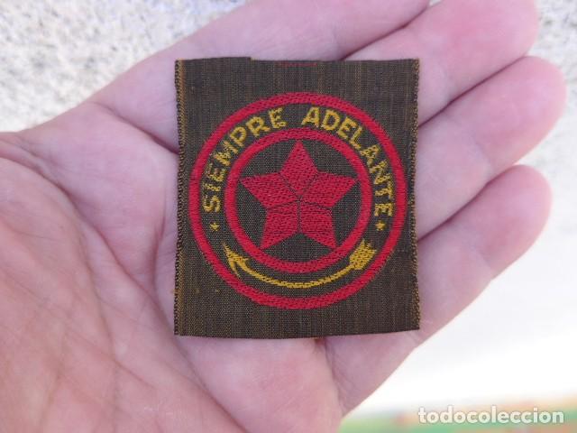 Militaria: SCOUT PARCHE DE TELA BOY SCOUT A&Ntilde;OS 30 SIEMPRE ADELANTE - SCOUTS ESPA&Ntilde;A - GUERRA CIVIL