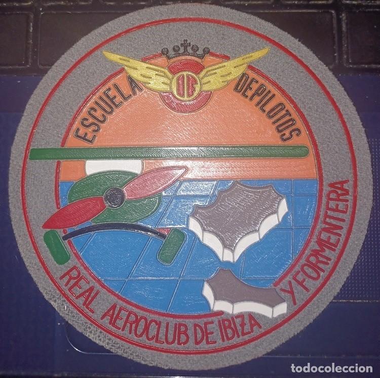 Militaria: PARCHE ANTIGUO ESCUELA PILOTOS IBIZA Y FORMENTERA NUEVO