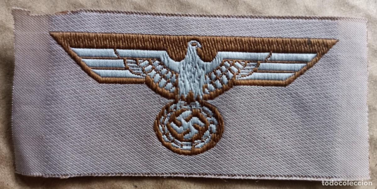 Militaria: &Aacute;guila insignia para gorra Afrika Korps (III Reich Hitler- Nazi- Alemania) WWII