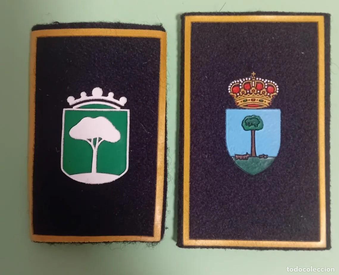 Militaria: Hombreras polic&iacute;a local Bollullos de la Mitaci&oacute;n .Sevilla.