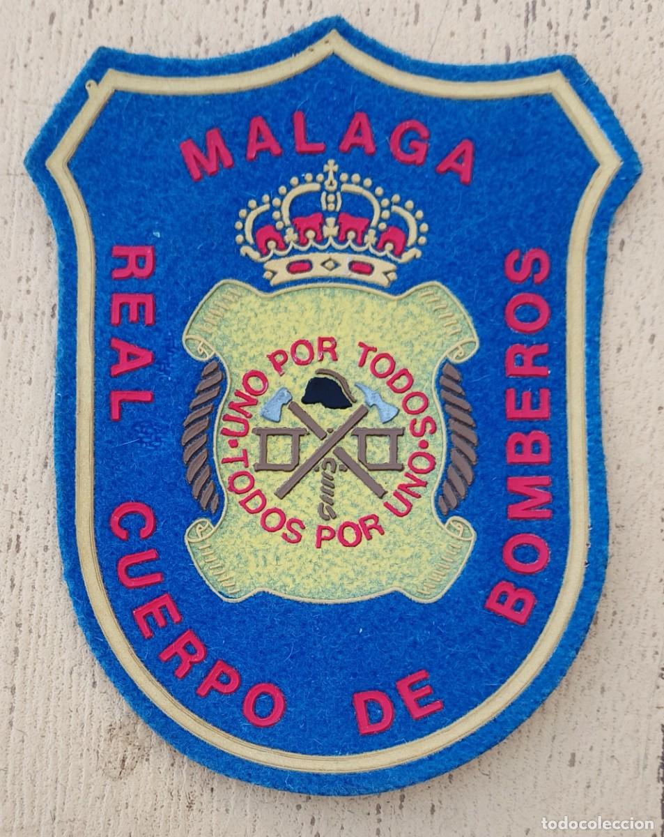 Militaria: Parche Real Cuerpo de Bomberos de M&aacute;laga