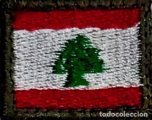 Militaria: Bandera del Libano (peque&ntilde;a)
