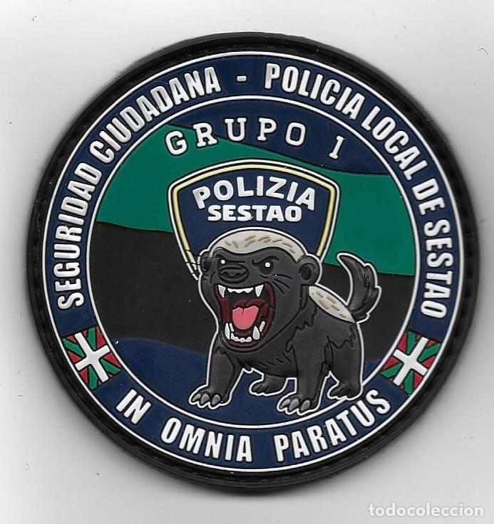 Militaria: parche POLICIA LOCAL SESTAO GRUPO I PAIS VASCO