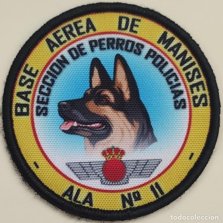 Militaria: PARCHE DEL EJ&Eacute;RCITO DEL AIRE. ALA 11. SECCI&Oacute;N DE PERROS POLIC&Iacute;AS