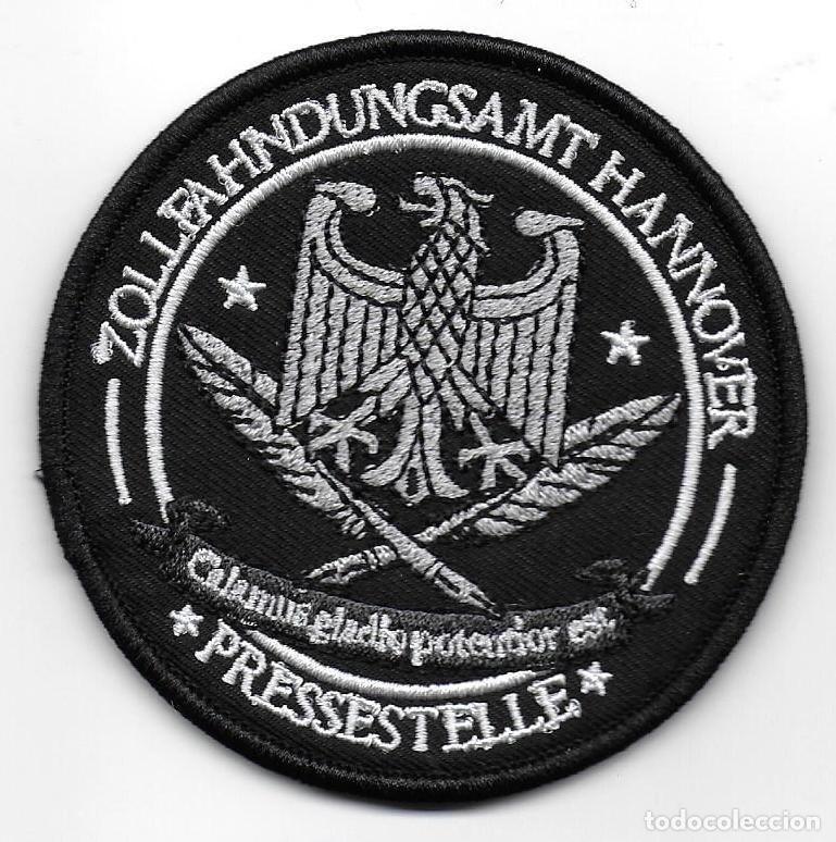 Militaria: parche POLICIA ALEMANIA ADUANAS HANNOVER