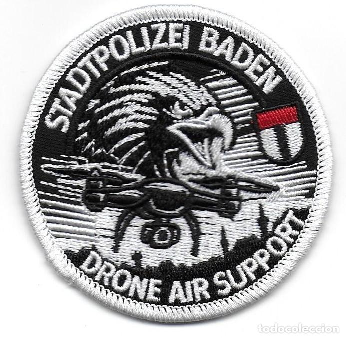 Militaria: parche POLICIA SUIZA DADEN DRONES