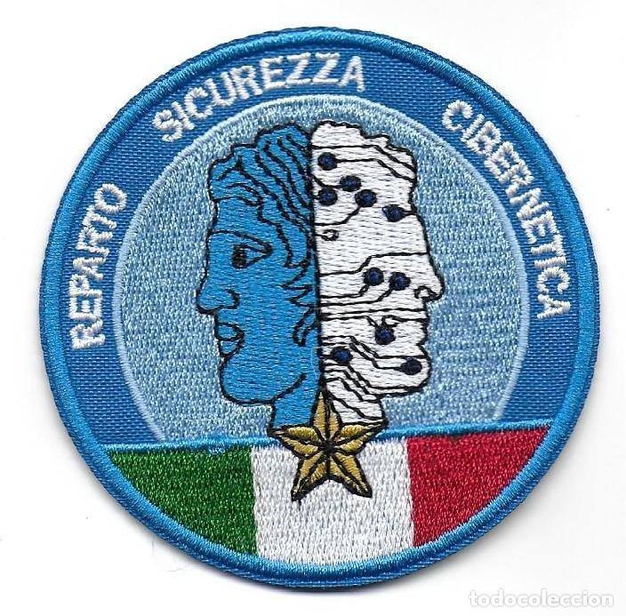 Militaria: parche ITALIA EJERCITO UNIDAD DE SEGURIDAD CIBERNETICA