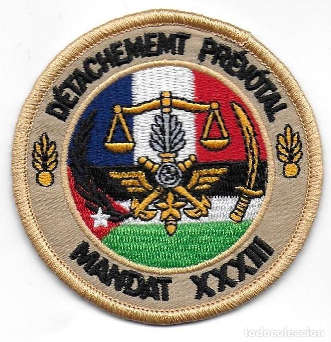 Militaria: parche EJERCITO FRANCES DESTACAMENTO PREVOTAL JORDANIA
