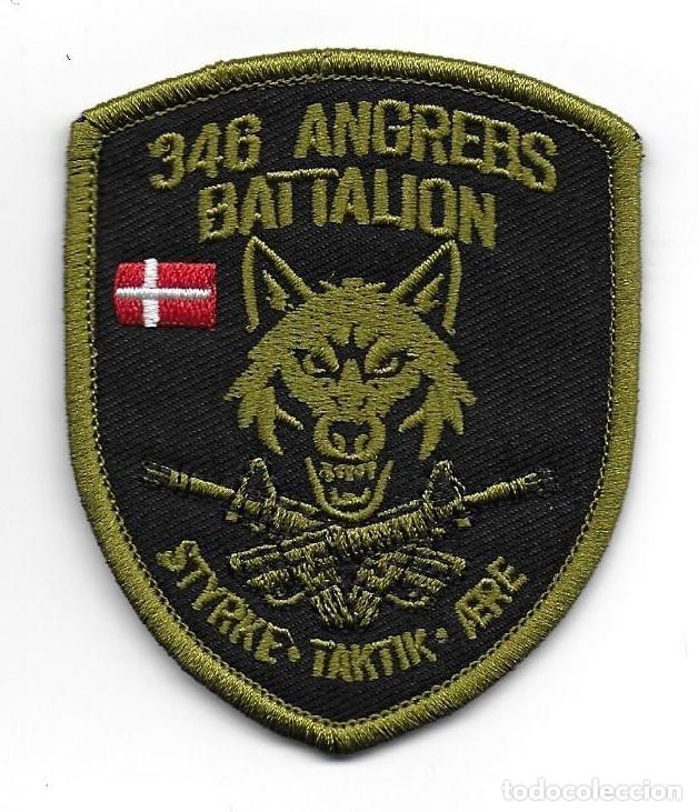 Militaria: parche EJERCITO DINAMARCA 346 BATALLON