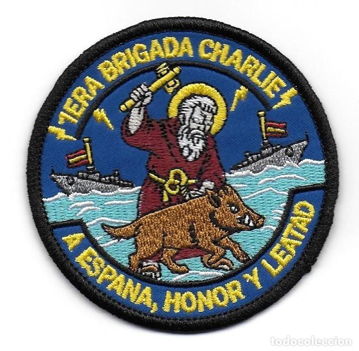 Militaria: parche ARMADA ESPA&Ntilde;OLA PRIMERA BRIGADA CHARLIE