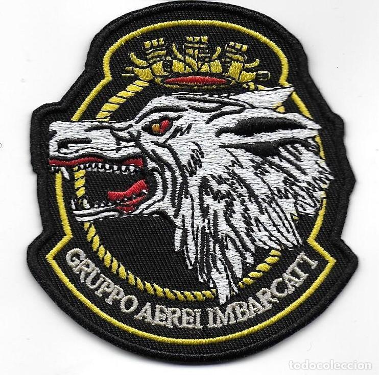 Militaria: parche ITALIA GRUPO AEREO EMBARCADO