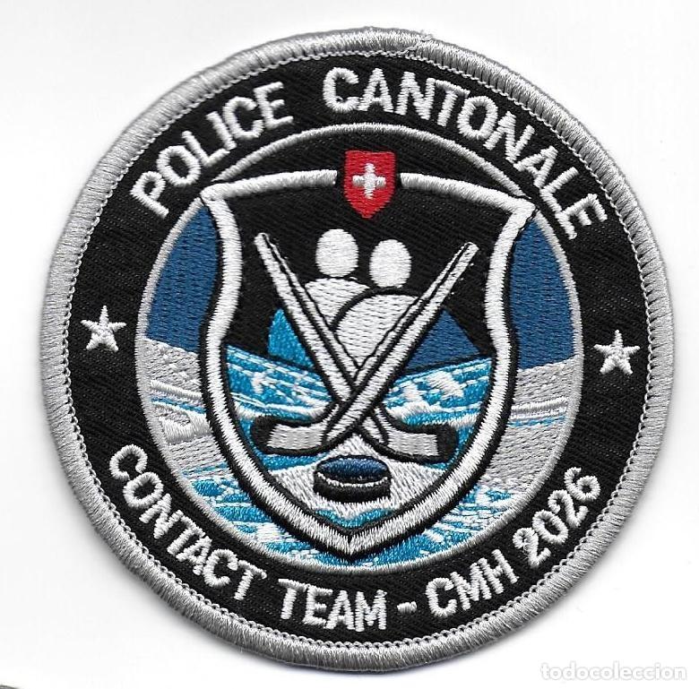 Militaria: parche POLICIA CANTONAL SUIZA