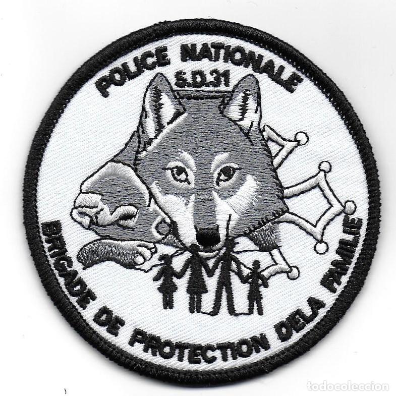 Militaria: parche POLICIA FRANCIA PROTECCION DE LA FAMILIA