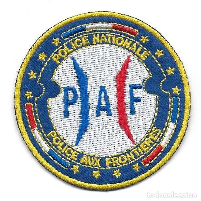 Militaria: parche POLICIA FRANCIA FRONTERAS PAF
