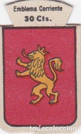 Militaria: AUXILIO SOCIAL. EMBLEMA CORRIENTE. 30 CTS. SERIE B, N&ordm; 280. ESCUDO DE ZARAGOZA.