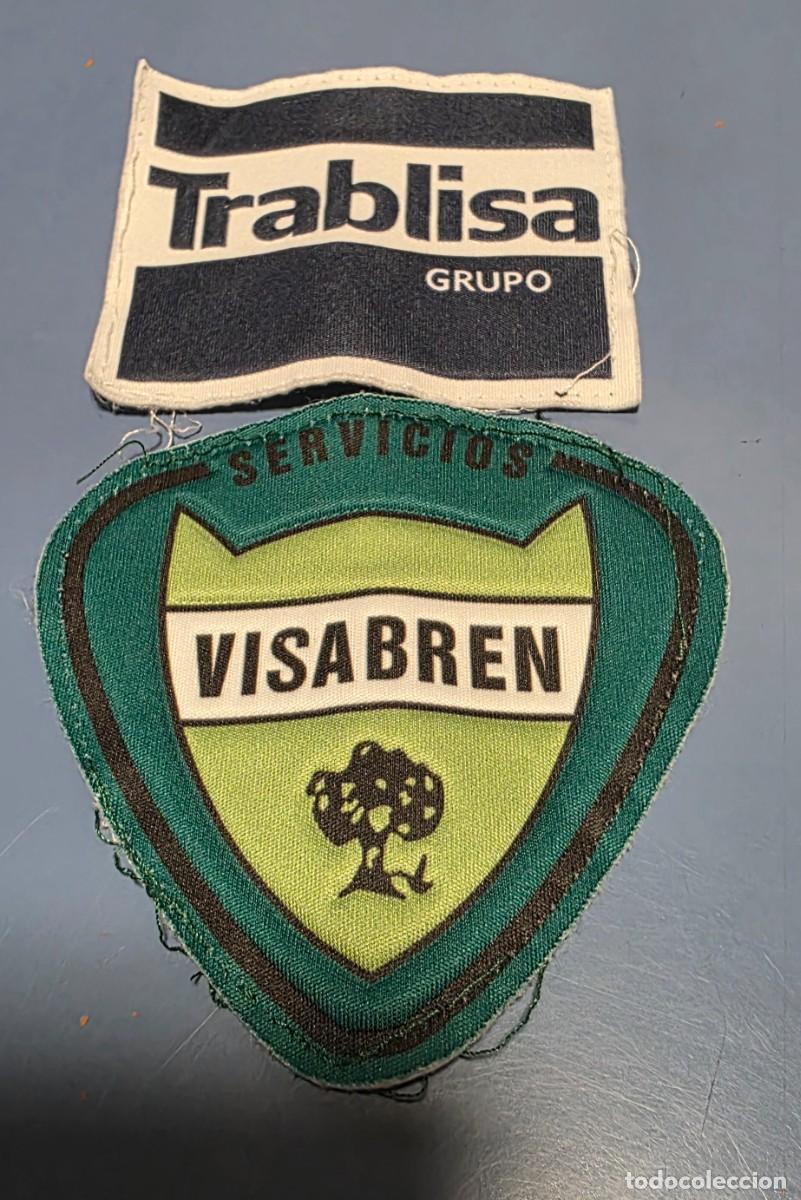 Militaria: LOTE DE DOS PARCHES EMPRESA DE SEGURIDAD TRABLISA VISABREN