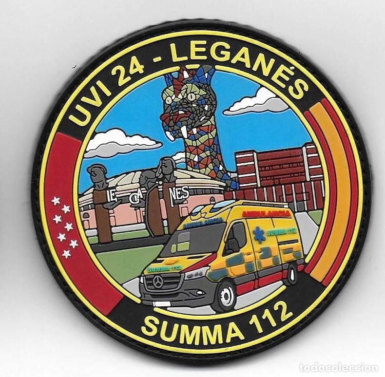 Militaria: parche EMERGENCIAS LEGANES SUMMA 112 UVI 24