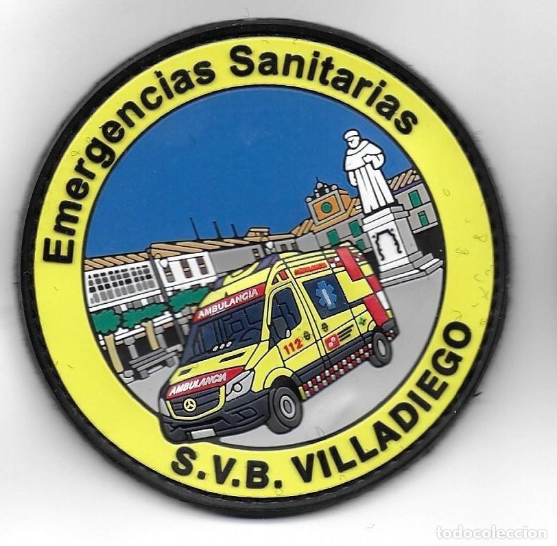 Militaria: parche EMERGENCIAS SANITARIAS VILLADIEGO