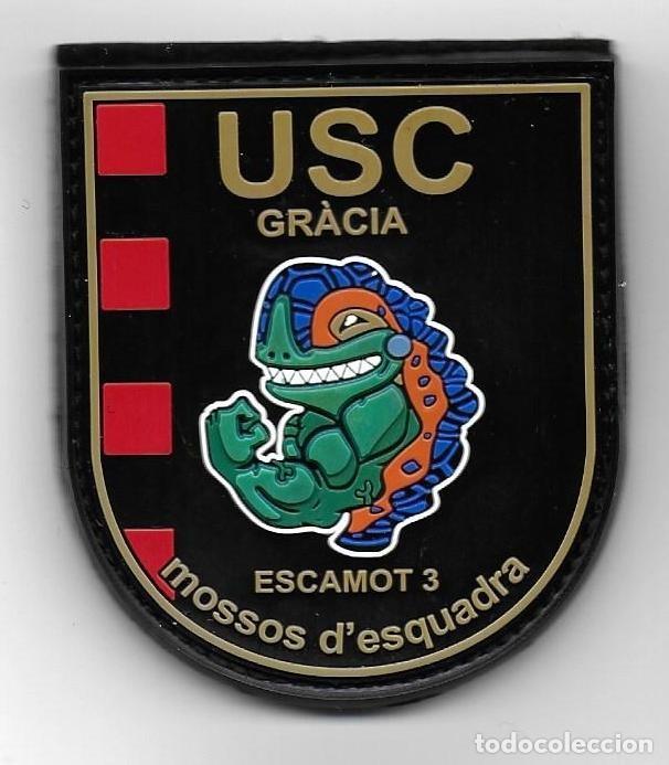 Militaria: parche POLICIA MOSSOS D&acute;ESCUADRA USC GRACIA