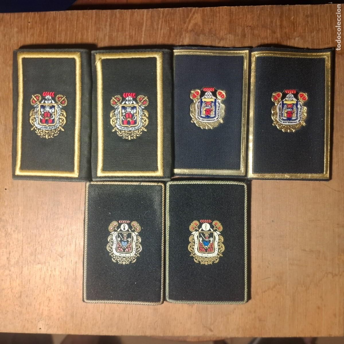 Militaria: Lote de 3 pares diferentes de hombreras policia local de Sevilla