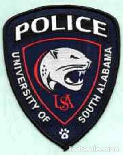 Militaria: parche POLICIA USA UNIVERSIDAD DE SUR ALABAMA