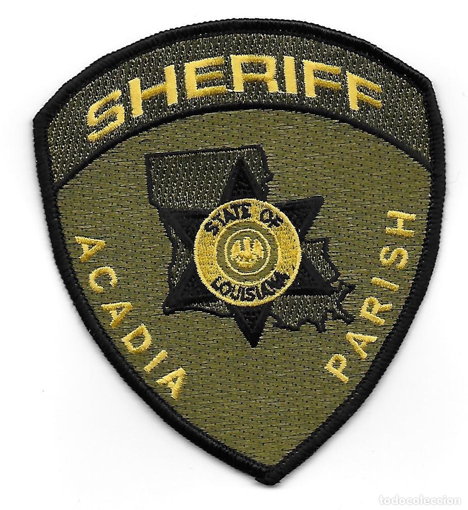 Militaria: parche POLICIA USA ACADIA SHERIFF